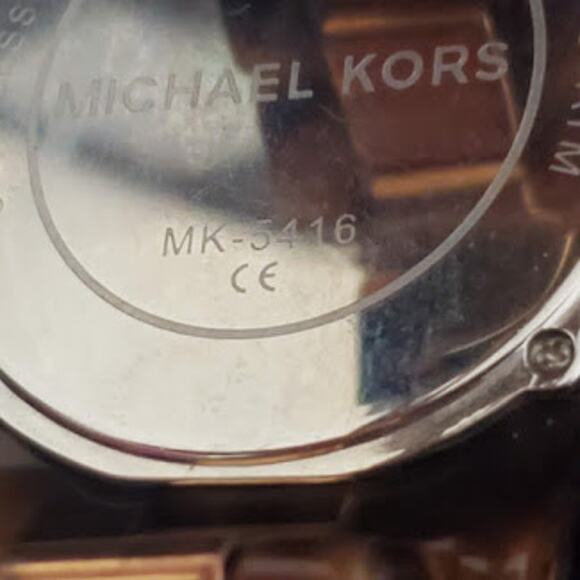 Michael Kors Ladies Rose Gold Watch Tortoise Shell and Rose Gold Band MK5416 - Picture 9 of 9